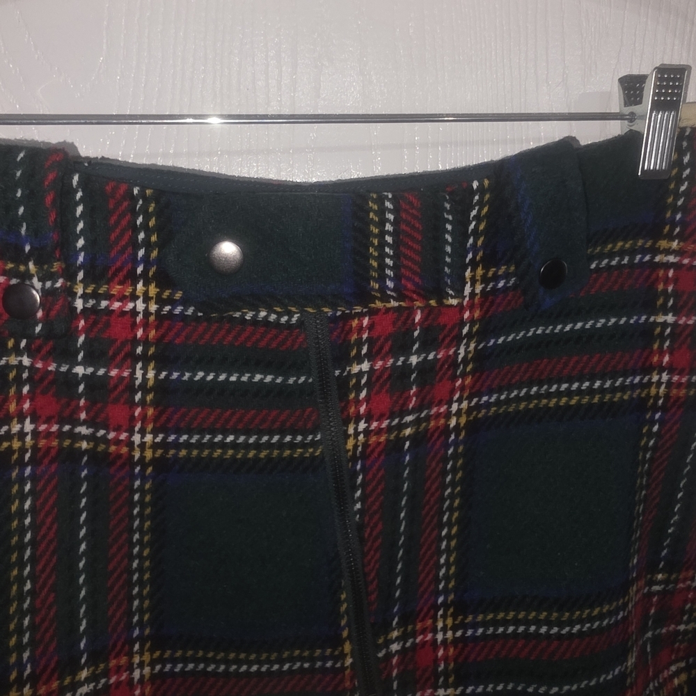 Plaid Women's Shorts Skorts - Picture 4 of 12